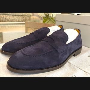 Brunello Cucinelli • Navy Loafers • BRAND NEW • US size 7.5 • ORIGINALLY $895